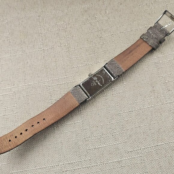 Brighton Ladies Wristwatch OSAKA Gray Metalic Leather Strap Quartz Analog Watch main image 12